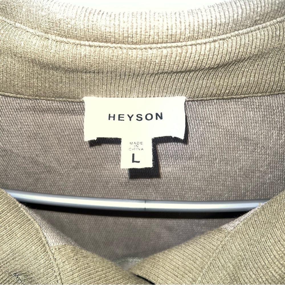 🍀4 for 25🍀 Heyson | Green Oversized Button Up Shirt - Picture 5 of 5